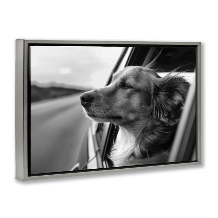 Stupell Industries - Wholesale Wall Sign - Dog Out Car Window - Framed Wall Art16