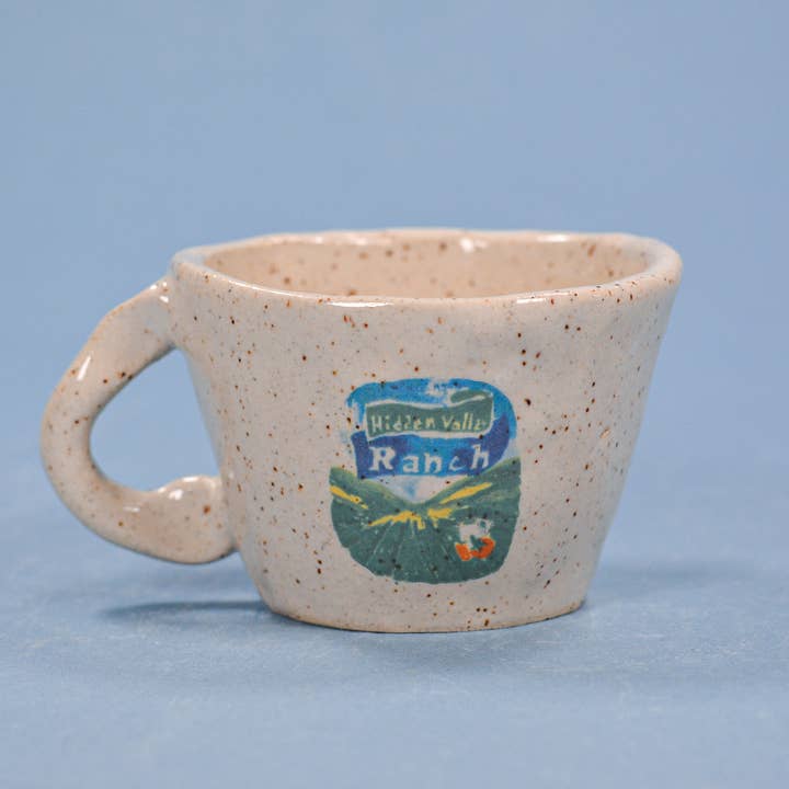 Ranch - Handmade Speckled Ceramic Espresso Cup - 2-4 oz. for wholesale by Juice Ceramics Handmade Pottery and Jewelry
