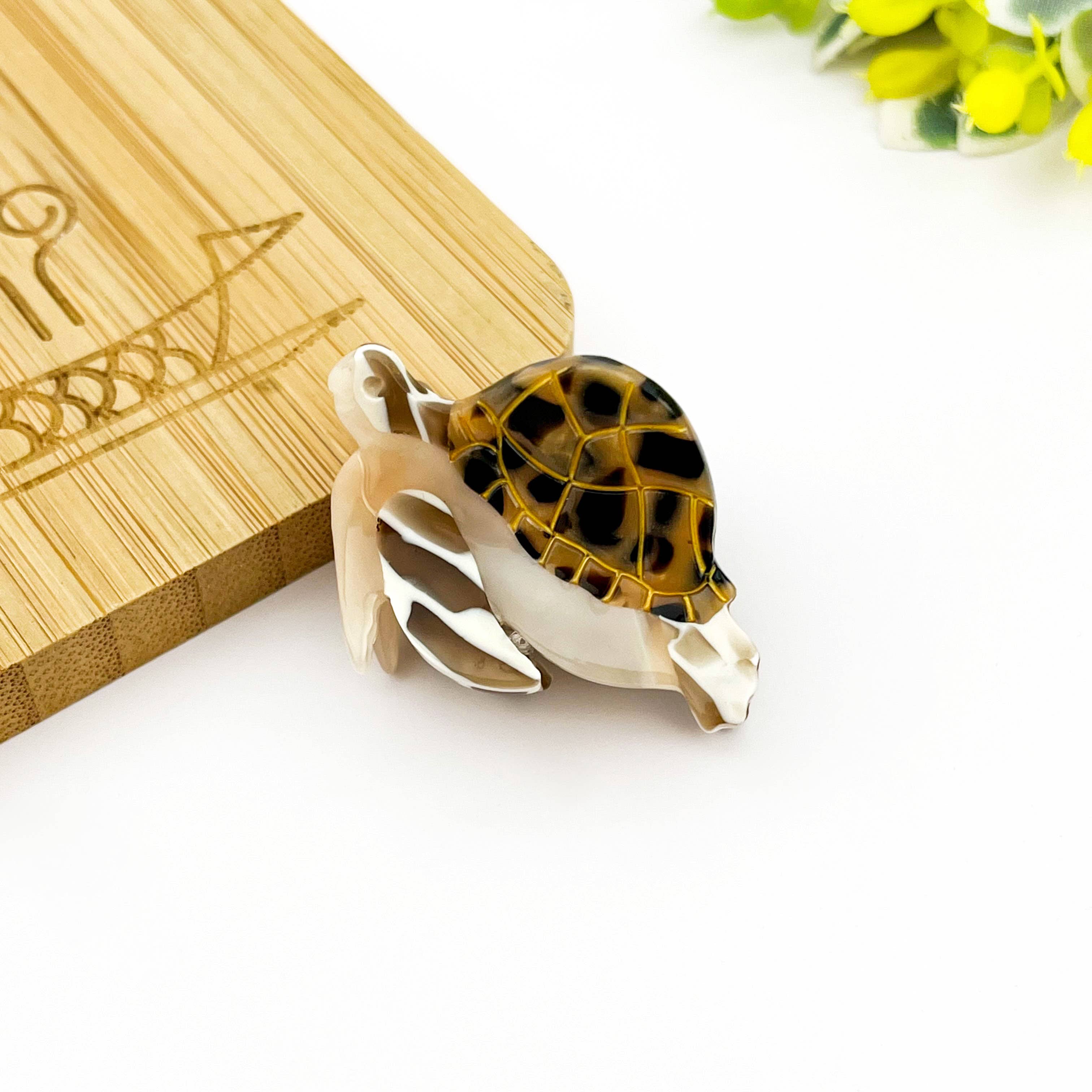 TheDivaSoap - Wholesale Hair Clip - Women's - Mini Turtle Claw Clip, Marine Animal Small Hair Clip0