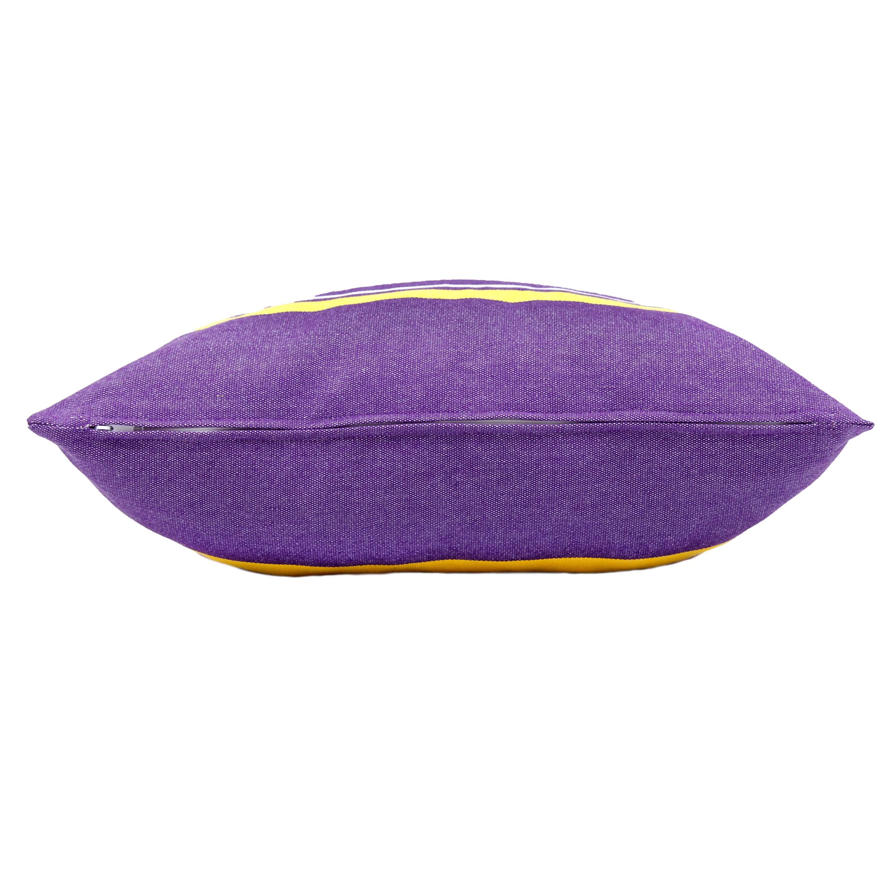 Campus Hammocks - Wholesale Throw Pillow Cover - LSU Tiger Colors Throw Pillow Cover with Zipper (2 options)7