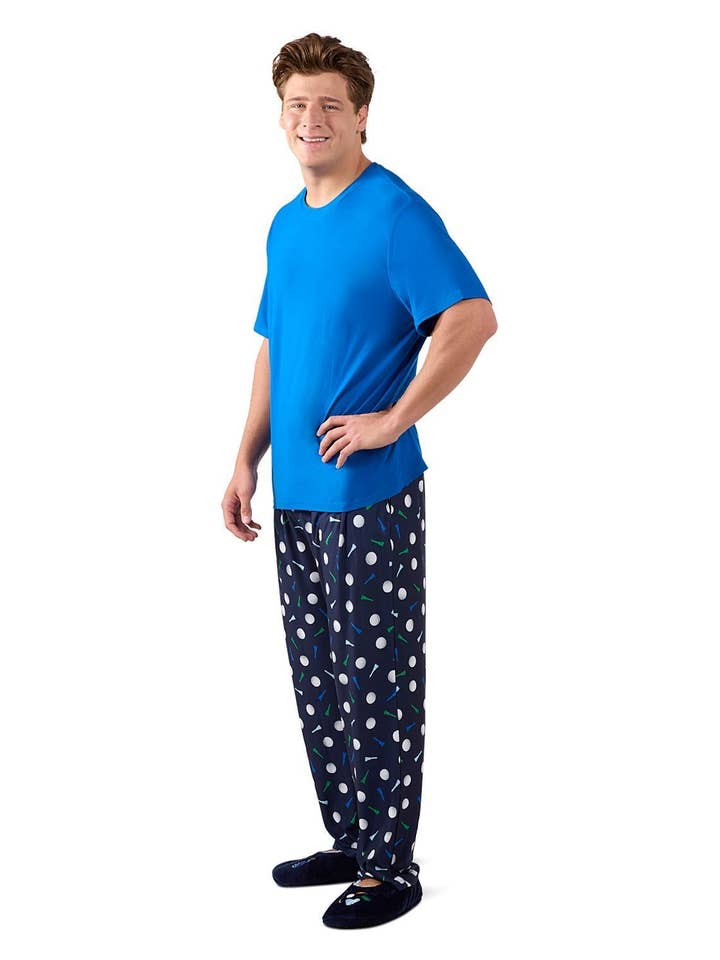 Ensemble de pyjama Tee-Time pour homme, 2 pièces, dans un sac pour la vente par Infinity Classics International Inc.