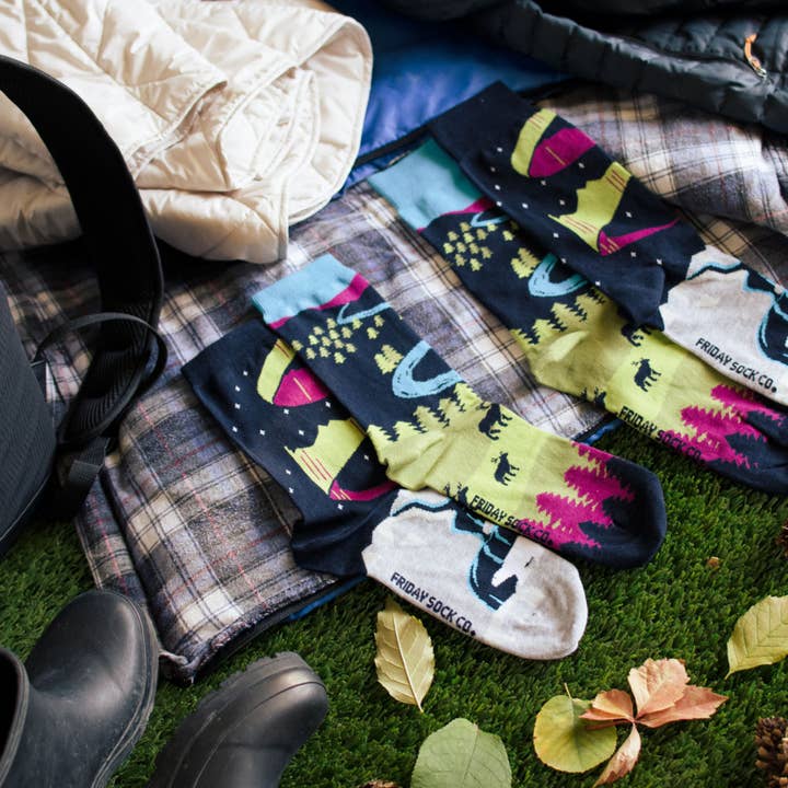 Friday Sock Co. - Vendita all'ingrosso Calzini - Uomo - Calze da uomo con paesaggio del Canada settentrionale