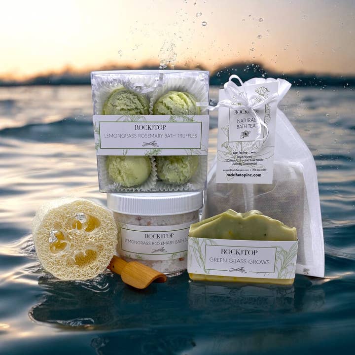 Deluxe Tranquil Moments Gift Box - Lemongrass Rosemary for wholesale by Rock the Top Inc.