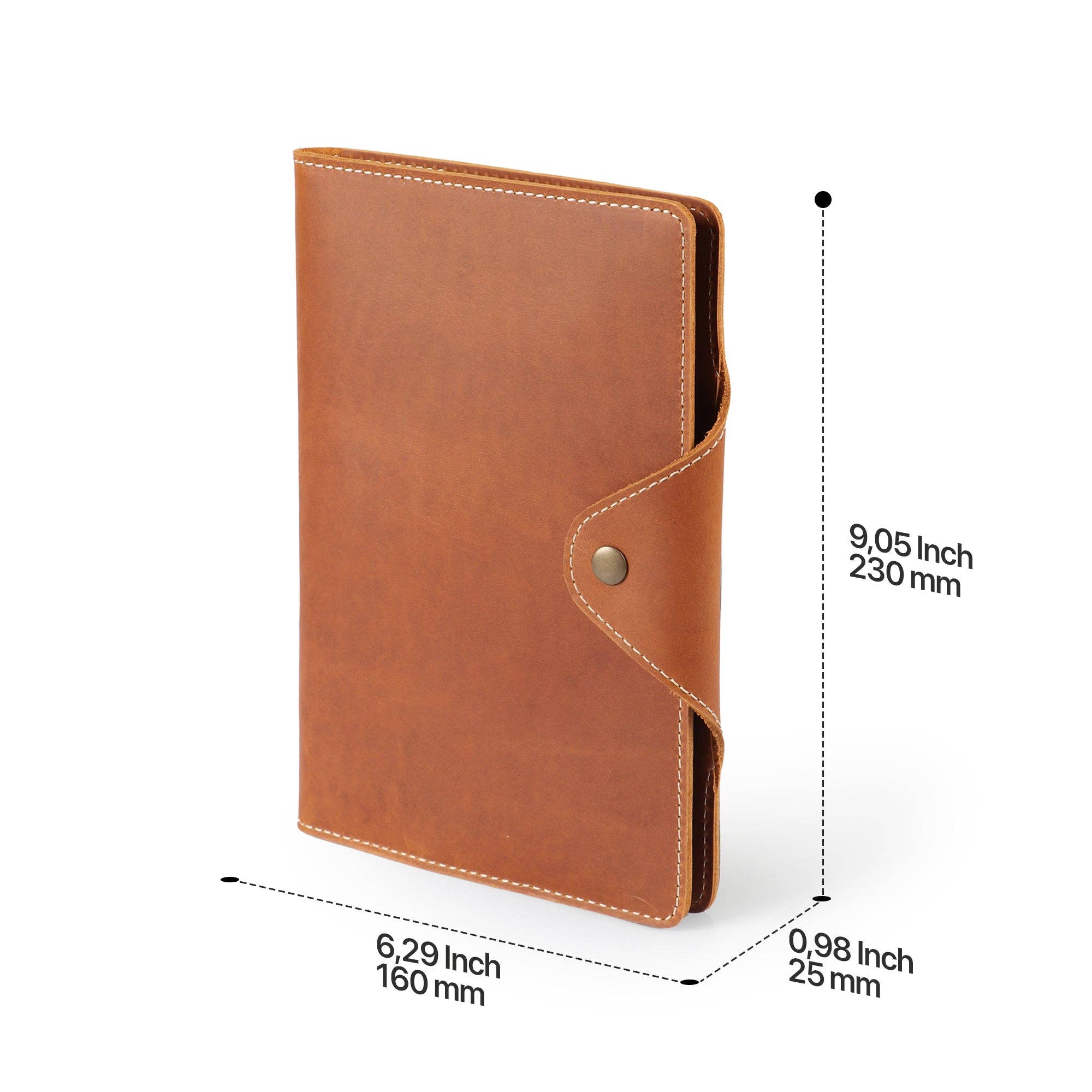 Londo - Wholesale Journal Cover - Londo Personalized Top Grain Leather Portfolio with Notepad (Snap Closure & Lock)82
