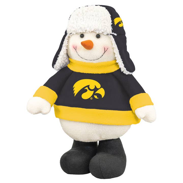 Iowa Christmas Hawkeyes Chilly Snowman for wholesale by Hanna's Handiworks