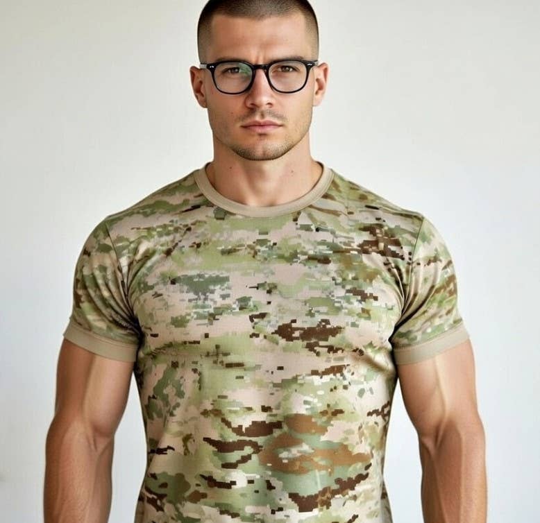 WholesaleSmartbuyCom - Vente T-shirt – homme - T-shirt à motif camouflage numérique — Style militaire 100 % coton0