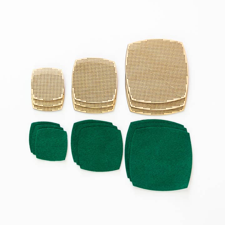 Perforated Wooden Embroidery Blank BE-001 for wholesale by Embroidery craft