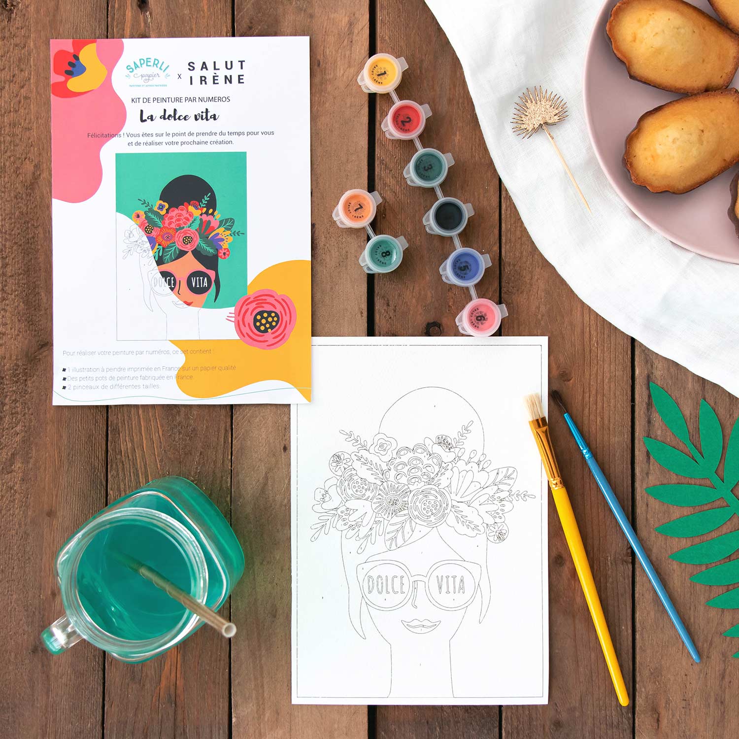 SAPERLIPAPIER - Wholesale Stationery/Notecard Set - Box La Dolce Vita, stationery and paint by numbers5