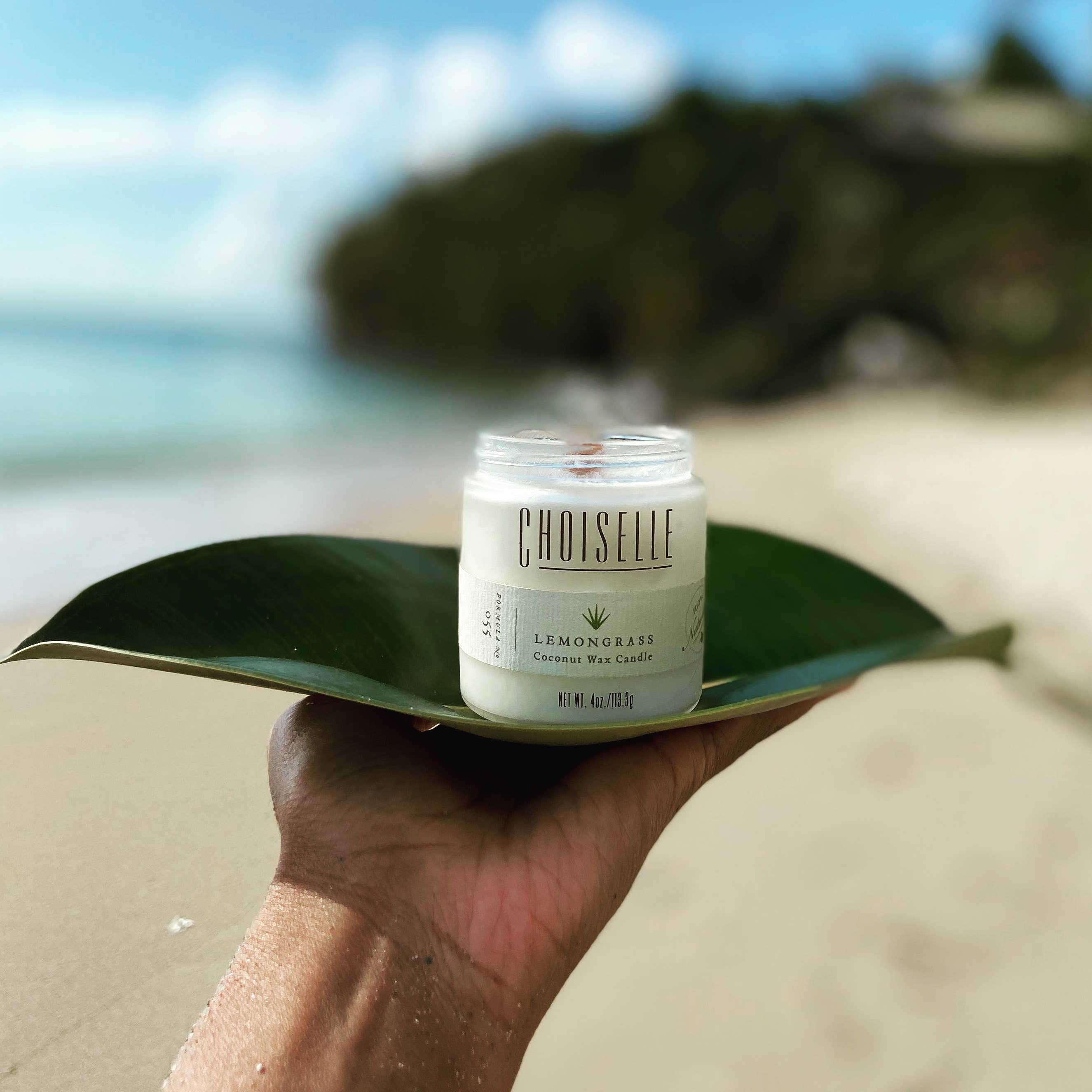 Choiselle – wholesale Burkljus – Ekosnötvax Citrongräs Ljus2