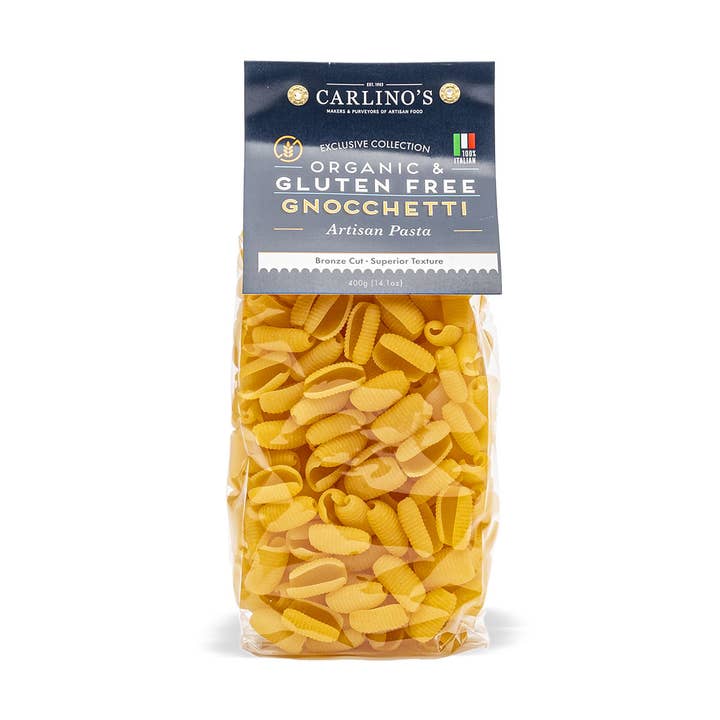Carlino's Manufacturing & Importing Co. - Wholesale Pasta - Carlino's Dried GF Gnocchetti Pasta