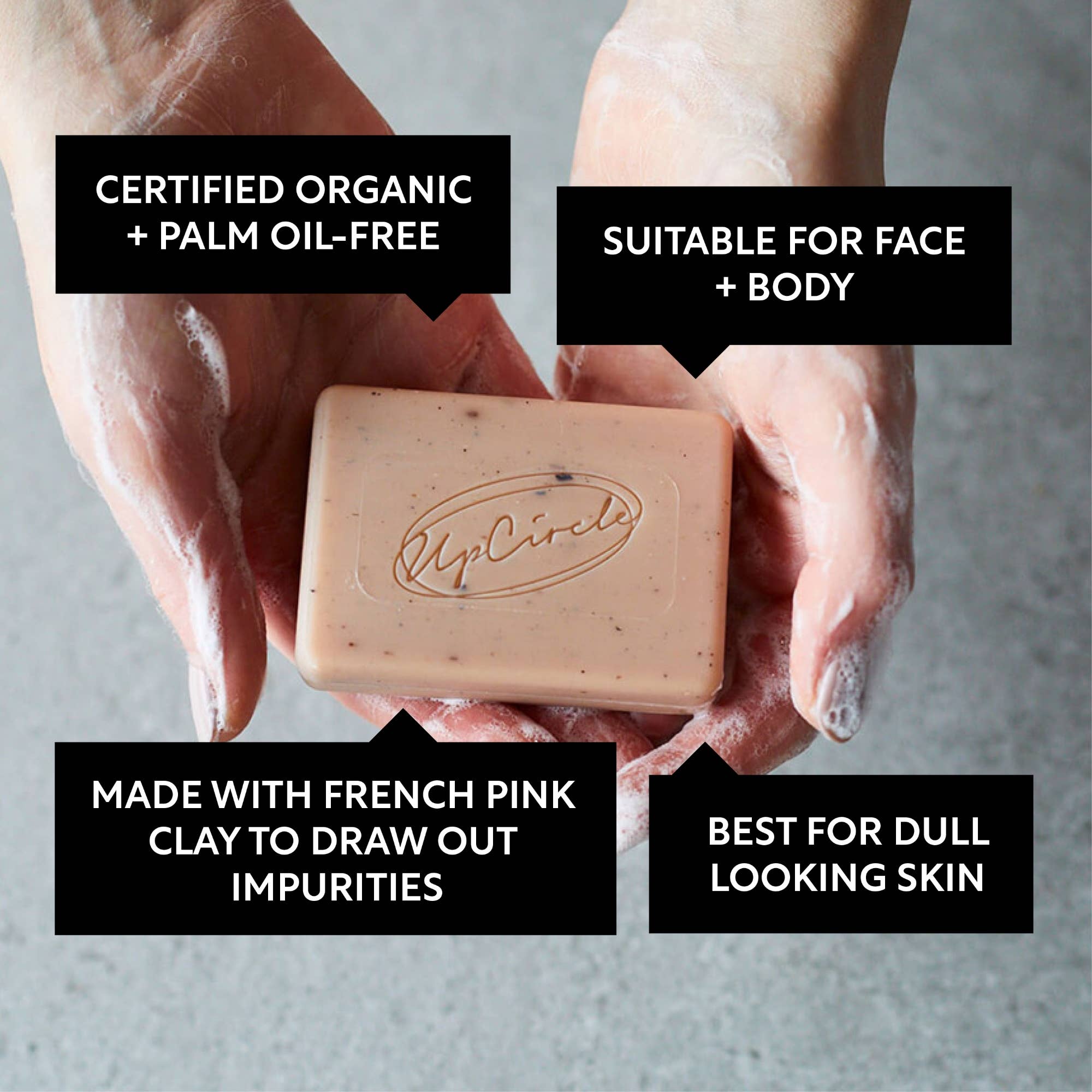 UpCircle USA - Wholesale Bar Soap - Natural Vegan Cleansing Soap Bar - Christmas Cinnamon + Ginger3