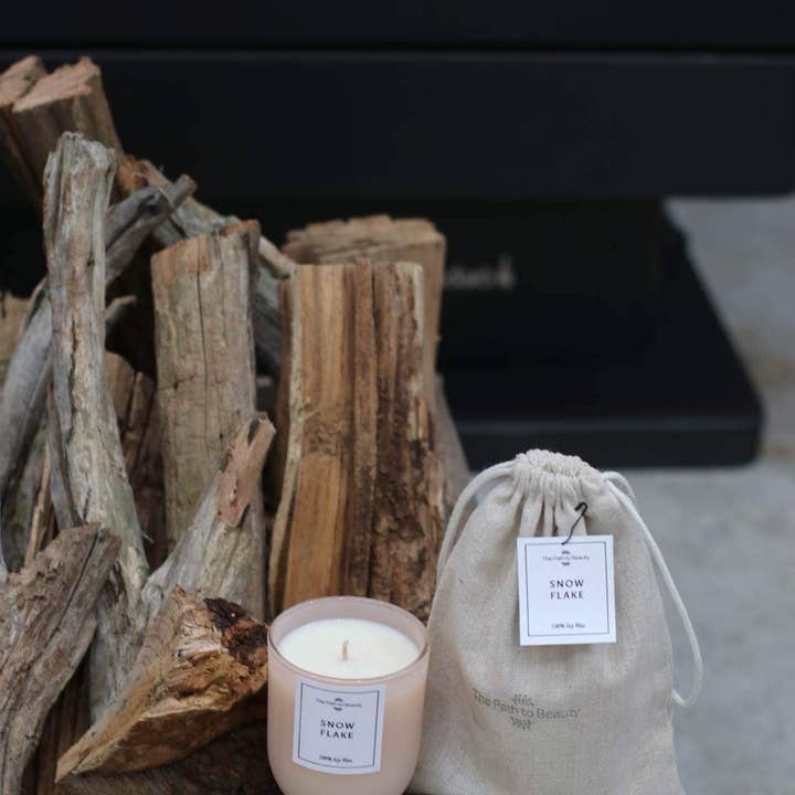 The Path to Beauty - Wholesale Jar/filled candle - Snow Flake2