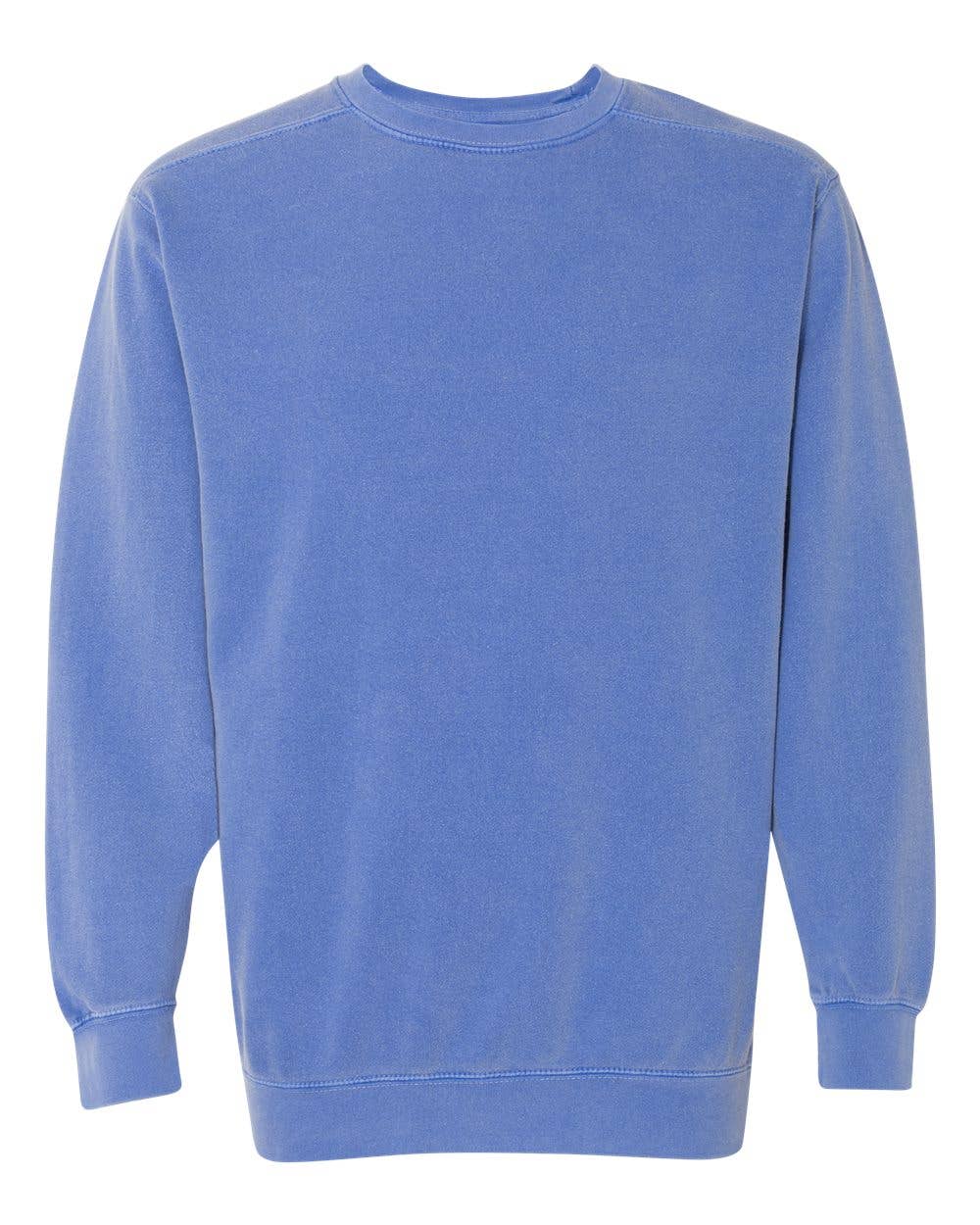 MYES BULK APPAREL - Wholesale Sweatshirt - Men's -  Blank Sweatshirt Comfort Colors Ring-Spun Cotton2