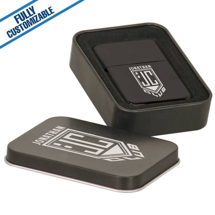 GiftWorksPlus - Wholesale Lighter - Engraved Lighter With Engraved Tin - Fully Customizable1