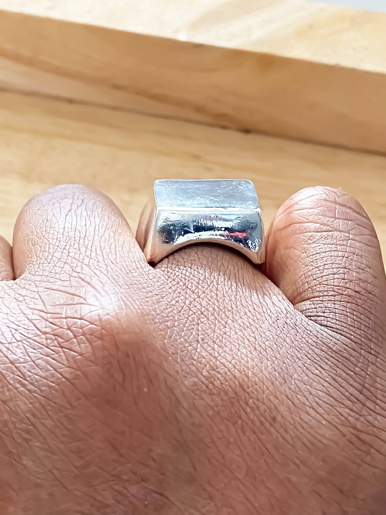 MOCA Jewellery - Wholesale Signet Ring - Small Square Signet Ring19