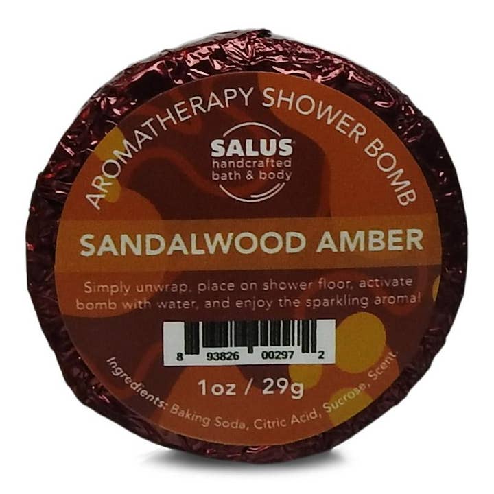 Sandalwood Amber Shower Bomb for wholesale by Salus