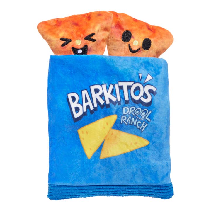 Pet Palette Distribution - Wholesale Pet Plush Toy - Dog - BARK Drool Ranch Chips Plush Dog Toy XS/S