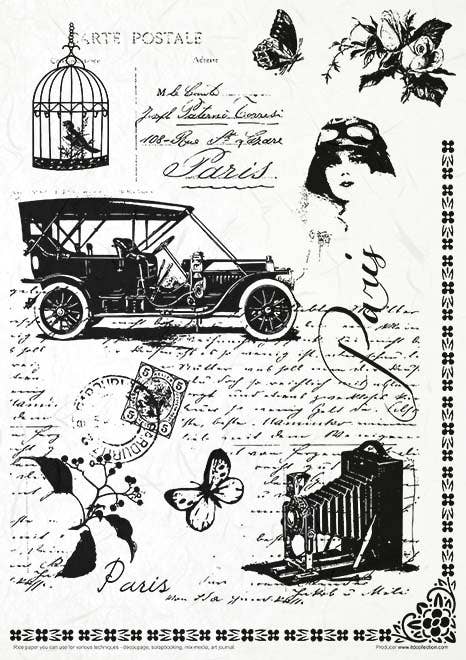 ITD Collection – material para artesanato por atacado – RP022 - Conjunto Criativo de Papel de Arroz - 11 peças x A4 / 8,27x11,7 pol.11