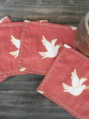 Dove Cocktail Napkin Set for wholesale by Maple Moon Designs