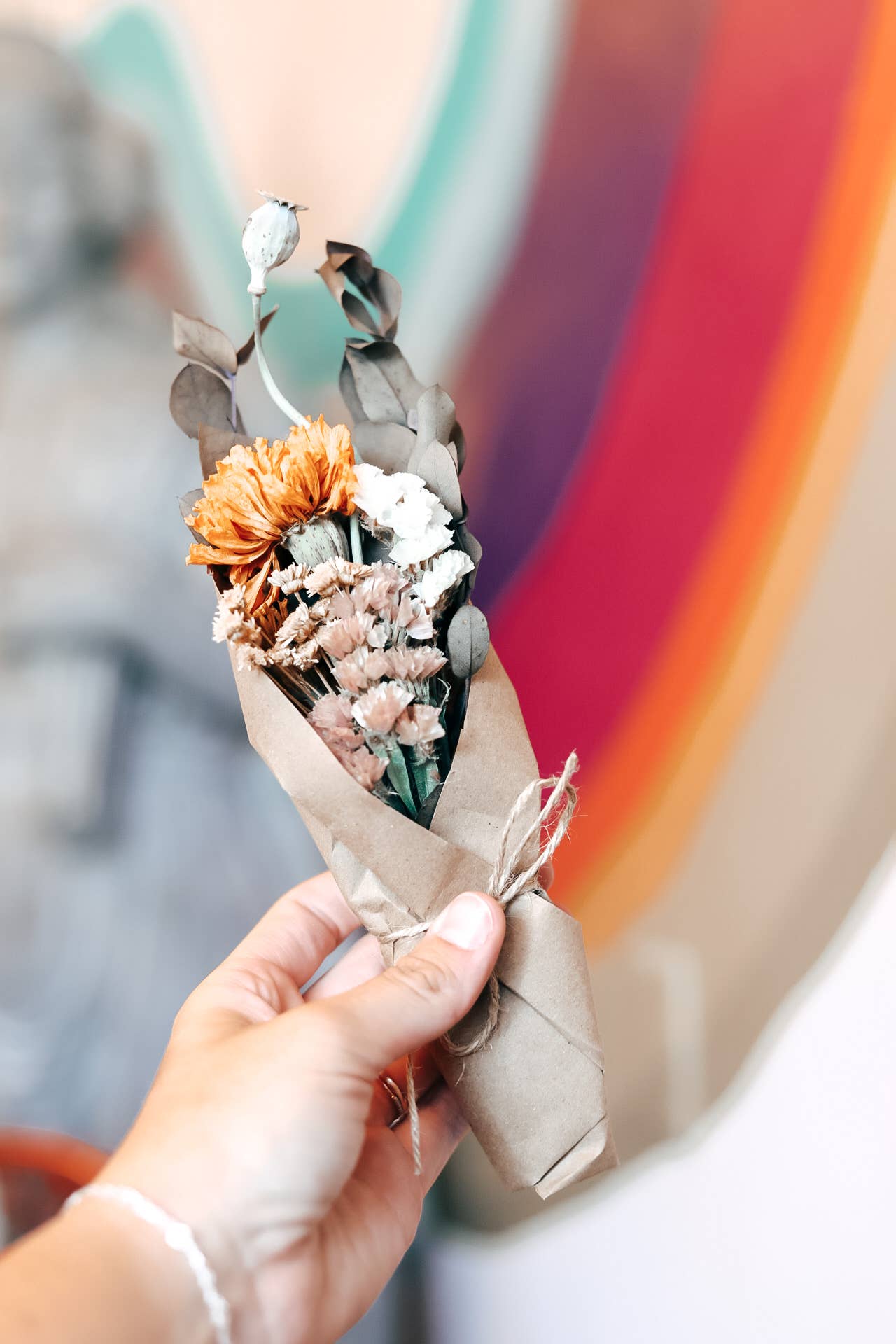 Andi Aesthetics - Wholesale Dried/Pressed Flowers - Small Dried Flower Bouquet2