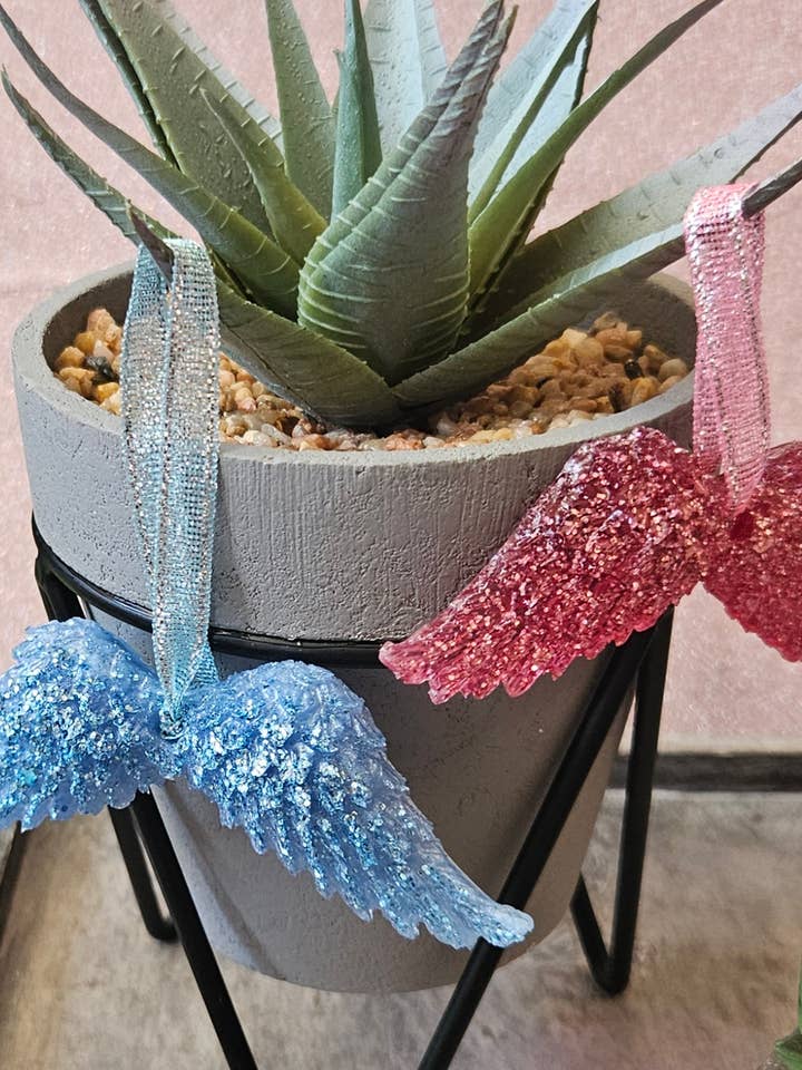 Angel Wings Memorial Decoration – Baby Loss Awareness for wholesale by Aka Designs