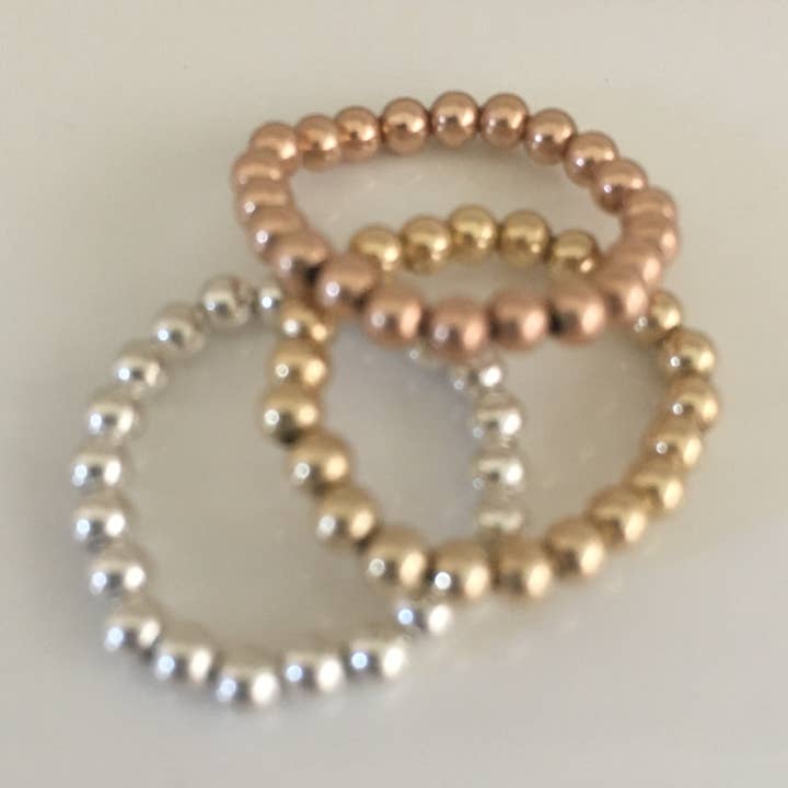 Anel frisado empilhável por atacado de Kelly and Rose Boutique