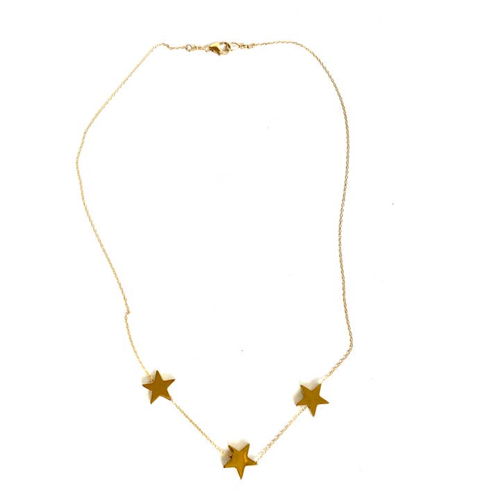 CV Designs - Wholesale Pendant/Charm Necklace - Large Star Links-Cvn3l
