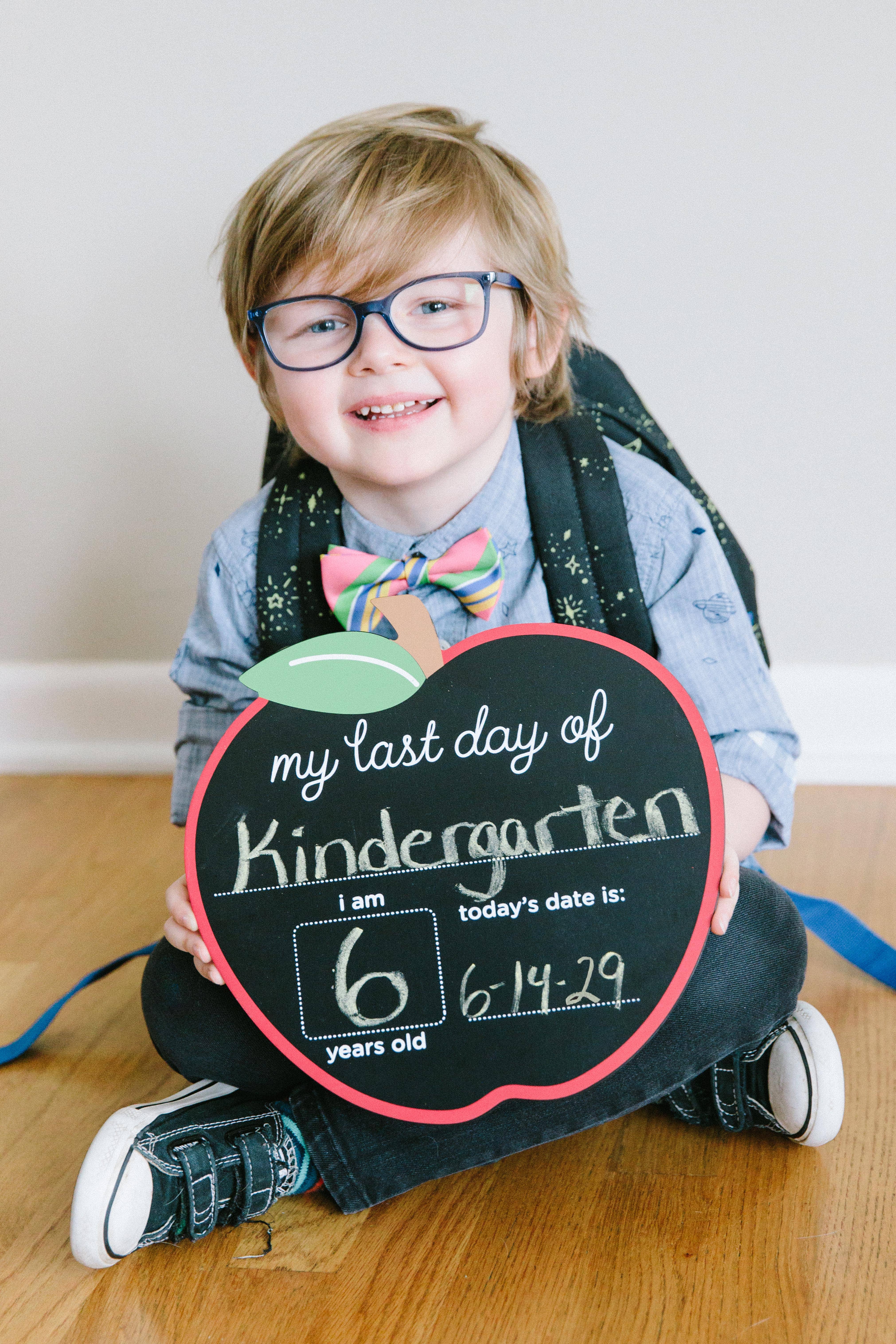 Pearhead - Vente Tableau noir - Enfant et bébé - Panneau noir réversible « Premier et dernier jour d'école »12