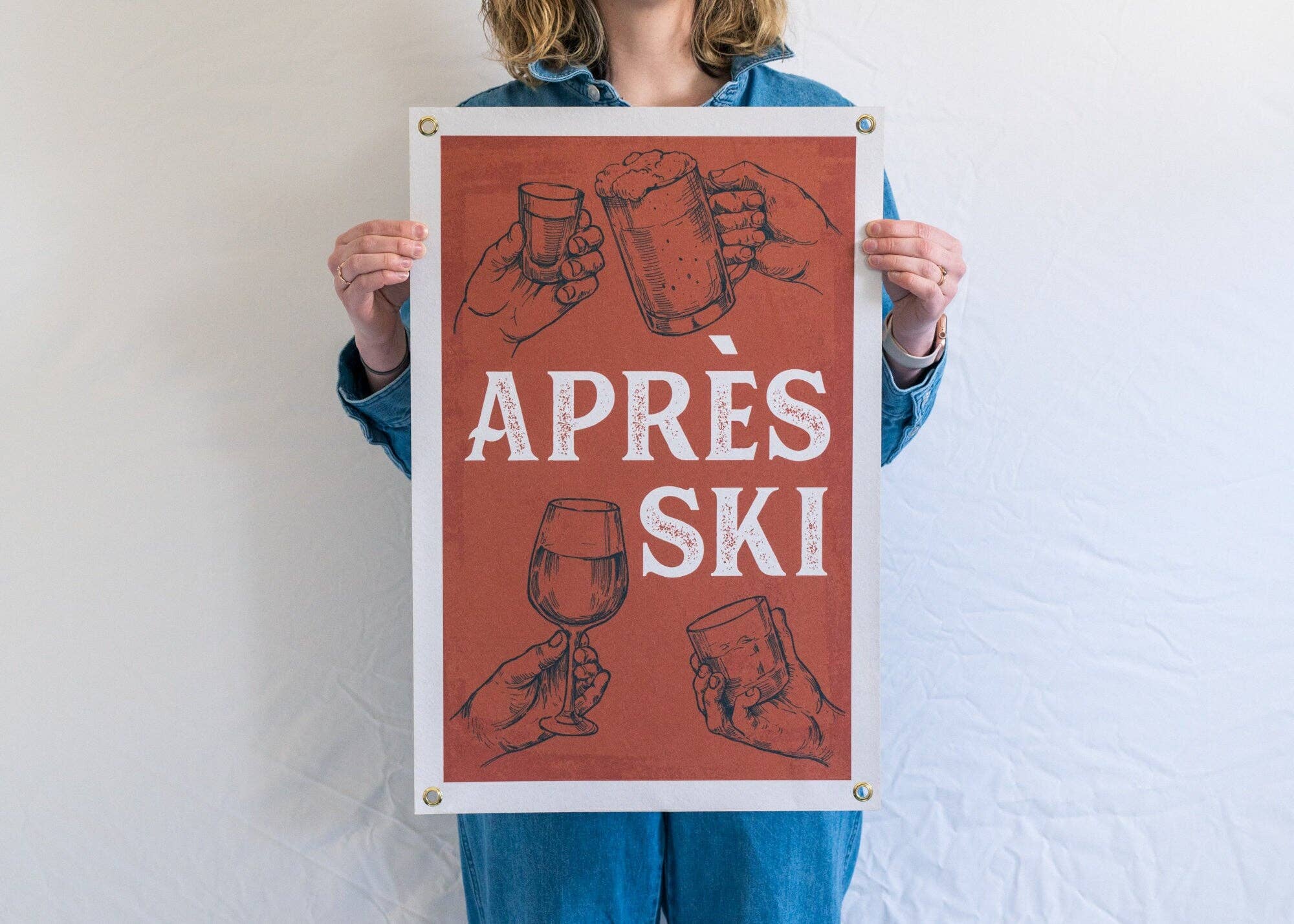 Benoit's Design Co. - Wholesale Sign - Apres Ski Felt Banner0
