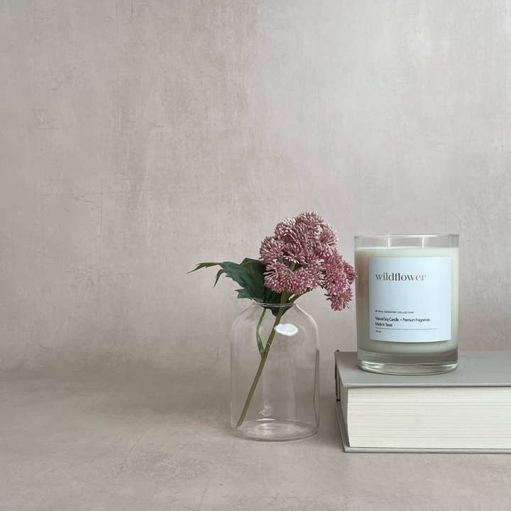 Wildflower | Floral + Verdant | Elevated Soy Candle, 11oz for wholesale by Hill Country Collective