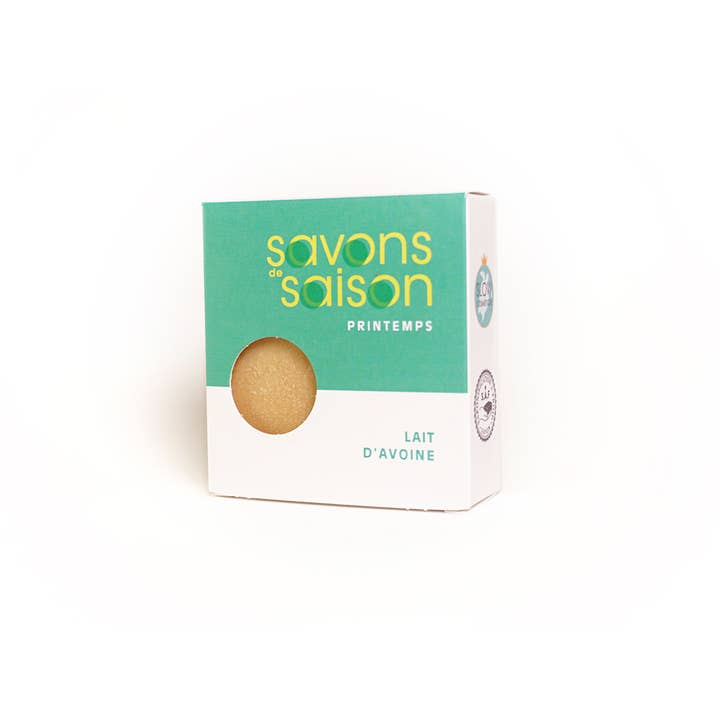 Jabón de tocador de leche de avena para venta al por mayor de Savons de Saison