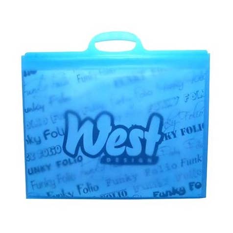 Westfolio Funky Plain Blue A2 per la vendita all'ingrosso da parte di West Design Products