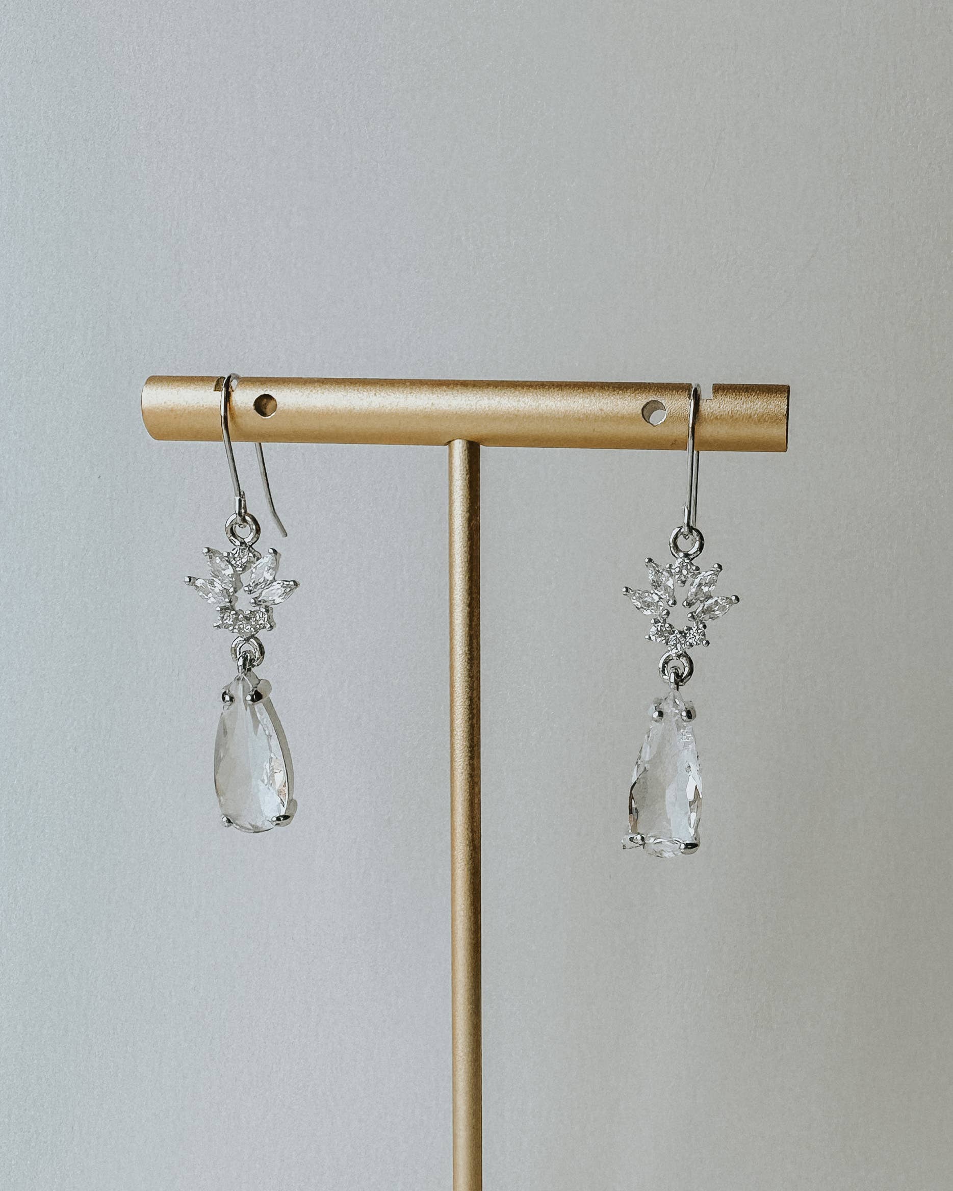 Clay & Fern Co. - Wholesale Dangle Earrings - Naomi Earrings - Silver Wedding Earrings2