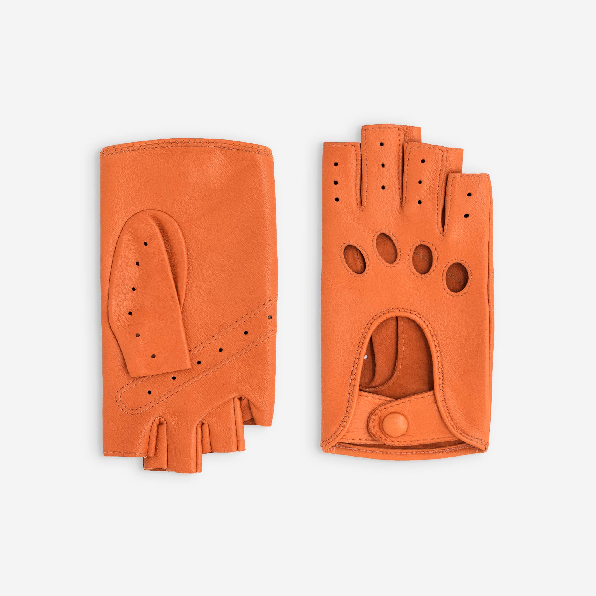 Glove Story – Großhandel Handschuhe – Damen – Fingerlose Damenhandschuhe aus Lammleder, ungefüttert – Modell conduit-21125NF9