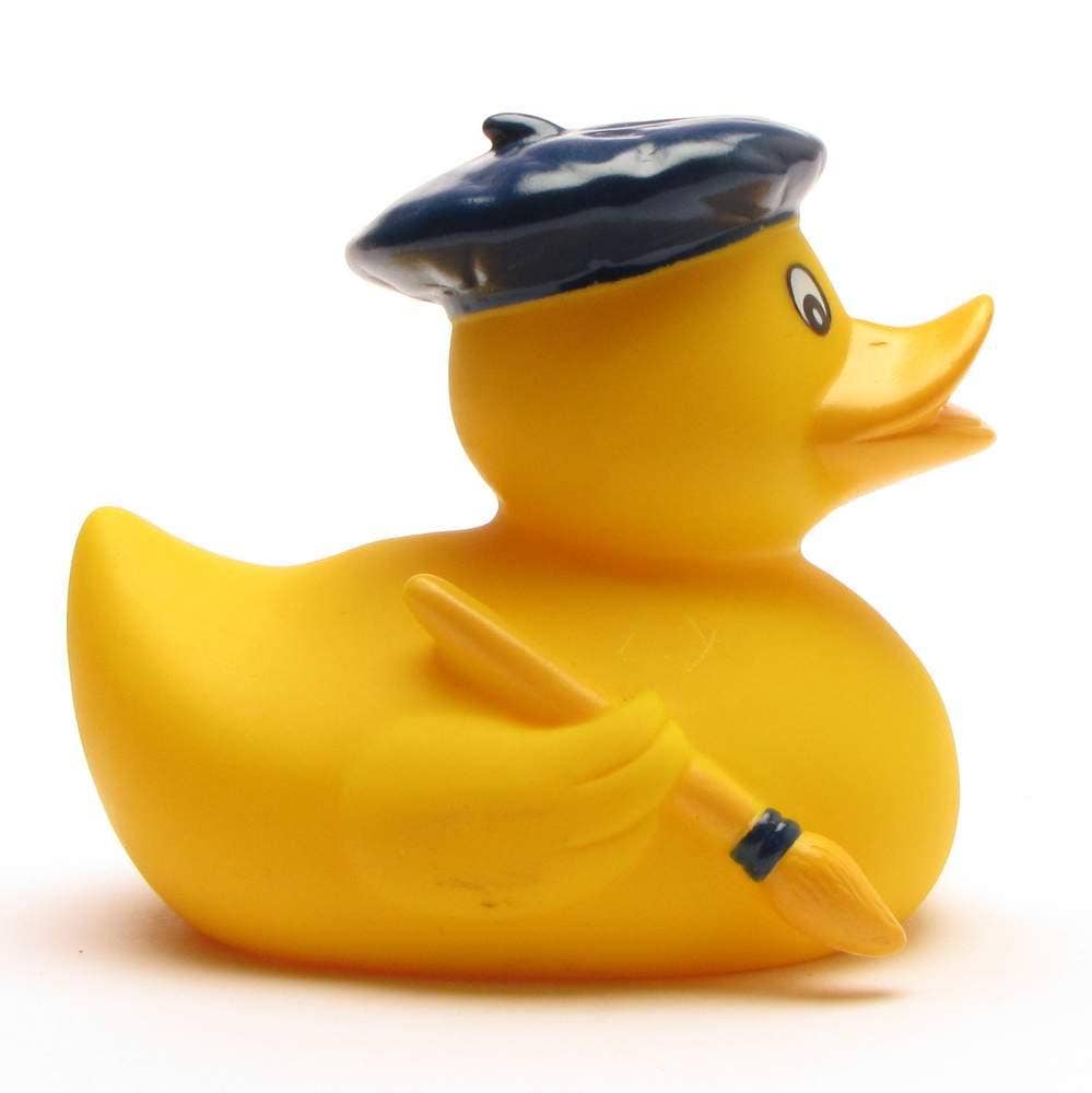 Duckshop – Engroshandel Badelegetøj - Baby – Gummi Duck Painter - Gummi Duck1