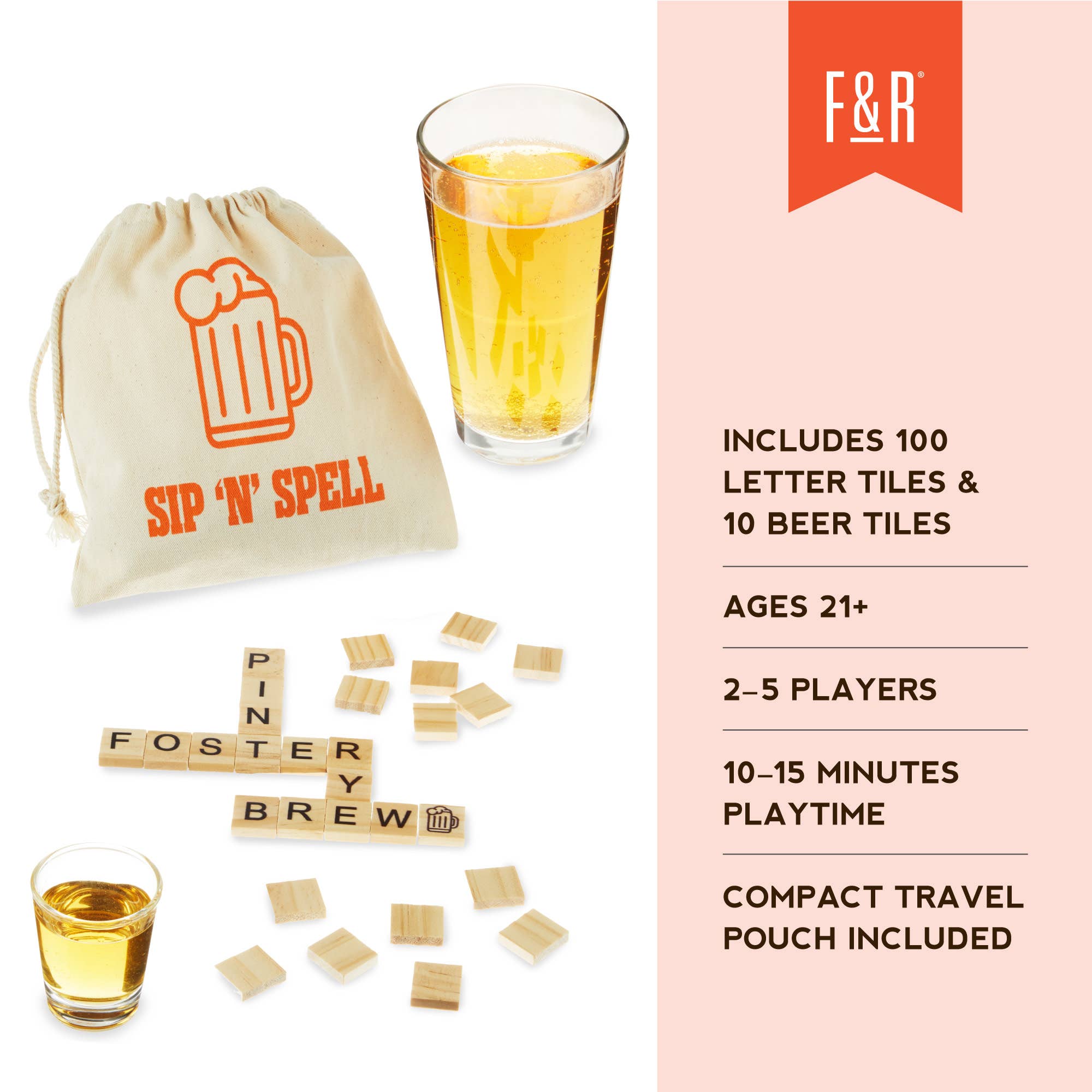 Foster & Rye - Wholesale Board Game - Sip N Spell Party Game3