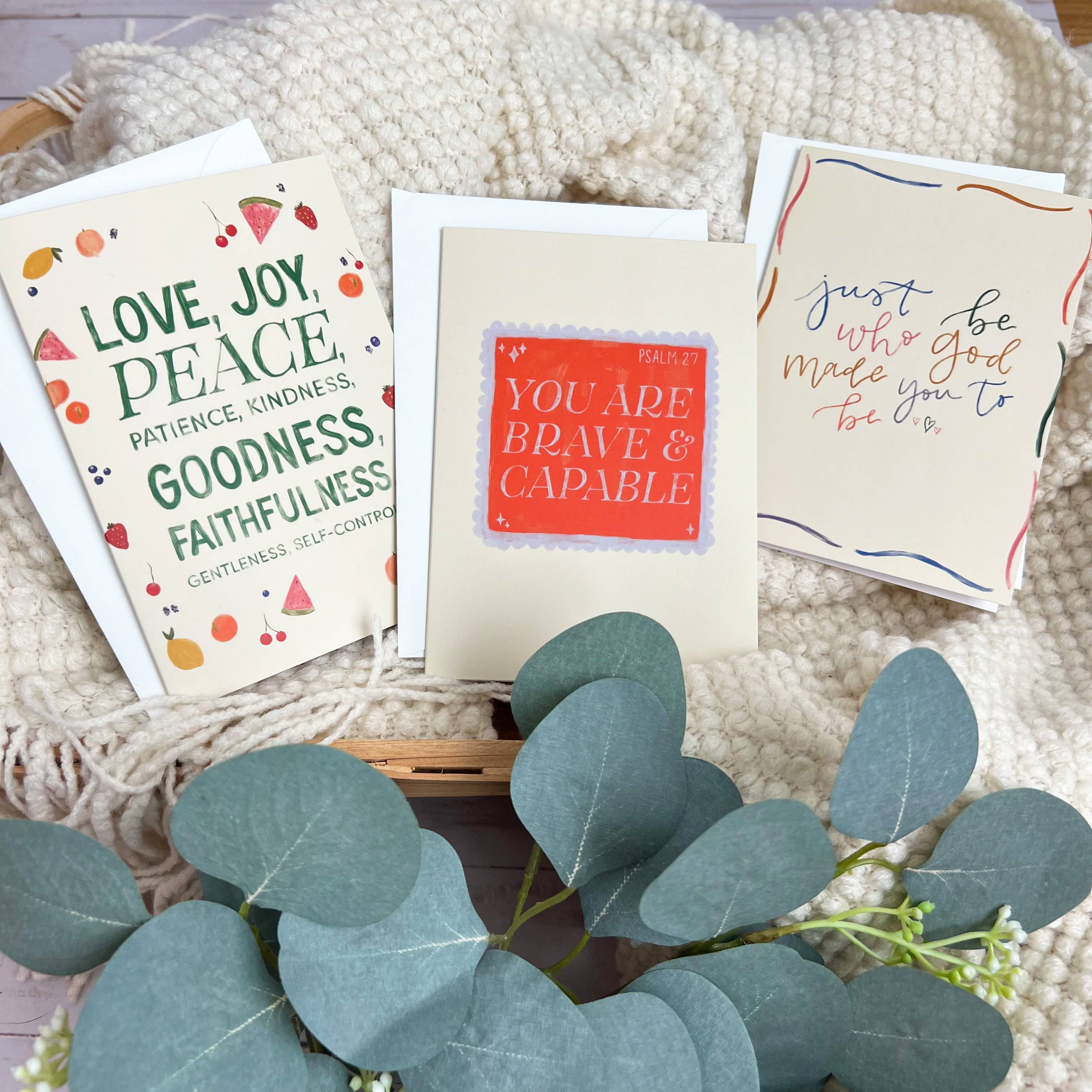 swaygirls - Wholesale Gewone wenskaart - Christelijke wenskaartenset | Fruit of the Spirit kaart7