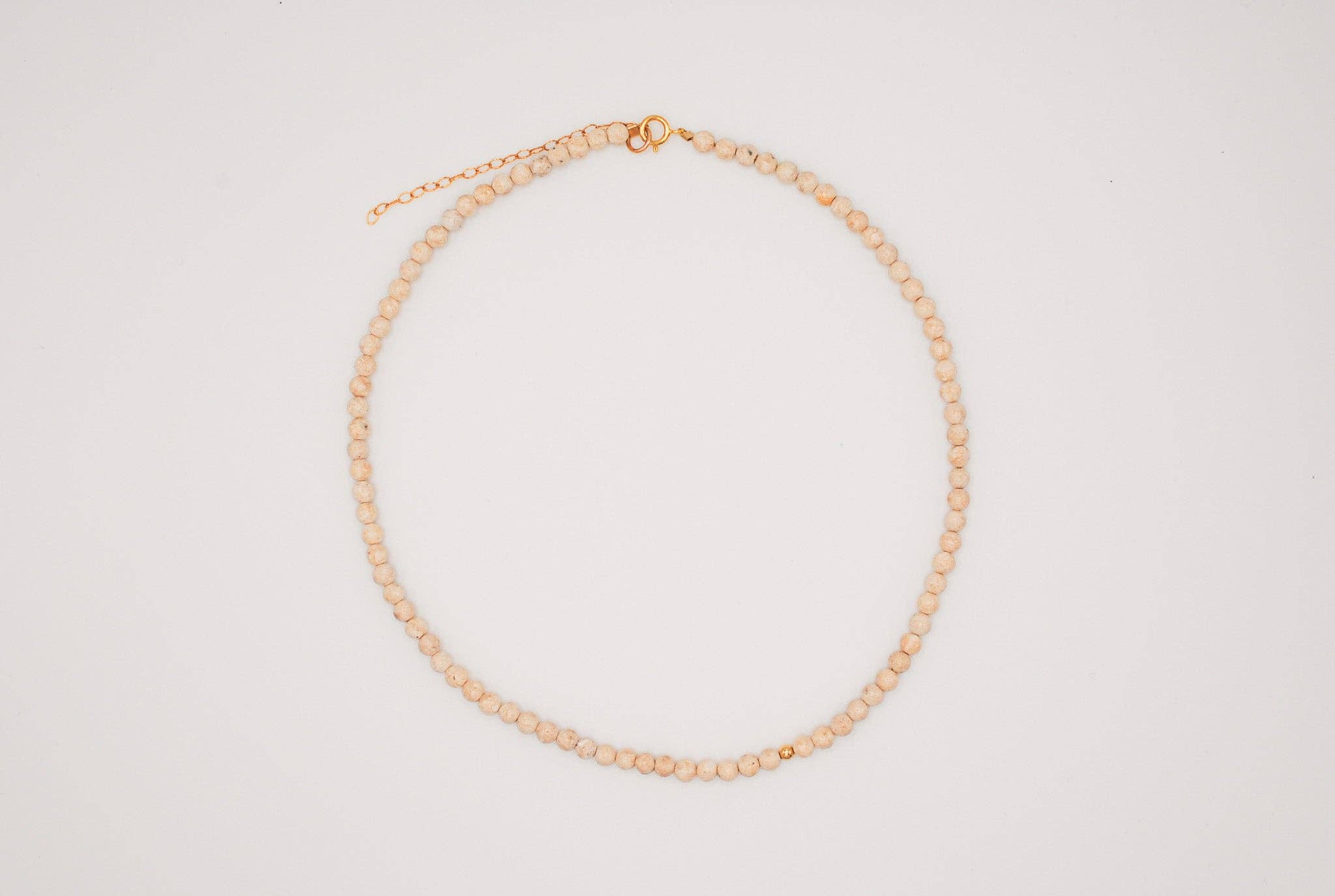 Ripple | Reiki Infused Jewelry - Wholesale Choker/Collar - Morganite Solo Mini Choker1