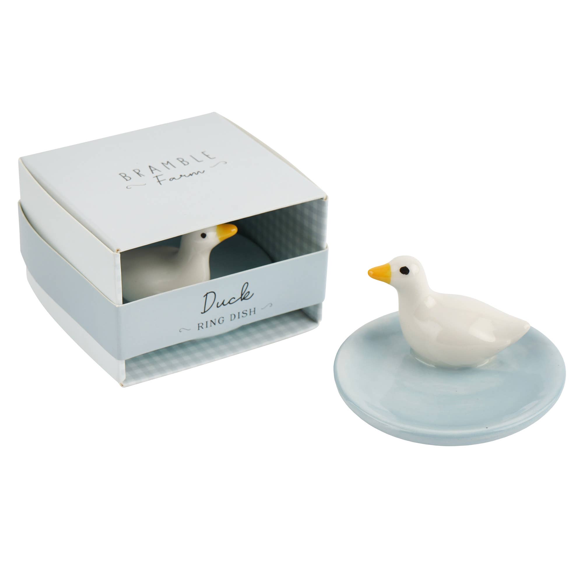 CGB Giftware - Wholesale Jewelry Dish - Bramble Farm Duck Ring Holder Trinket Dish In Gift Box1