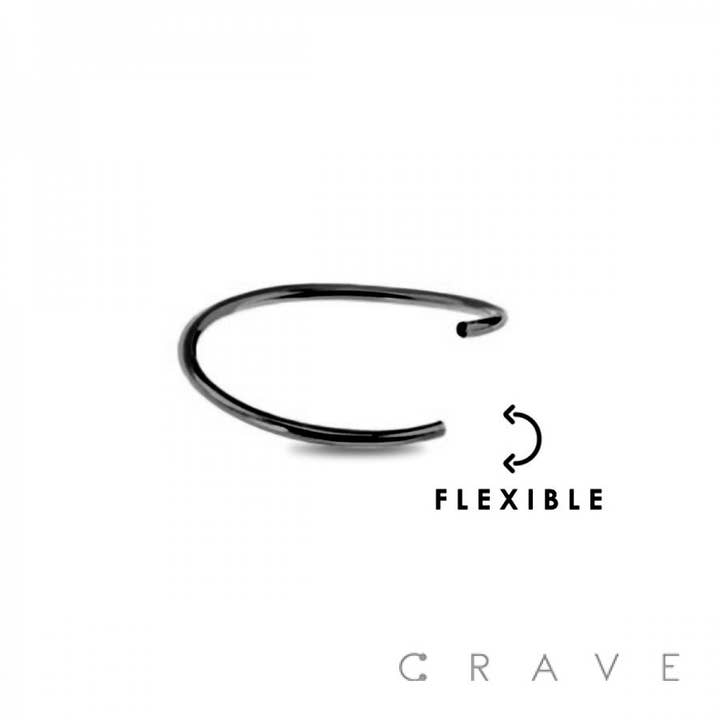 CRAVE - Wholesale Jewelry Set - 925 STERLING SILVER INFINITY NOSE HOOP PACKAGE3