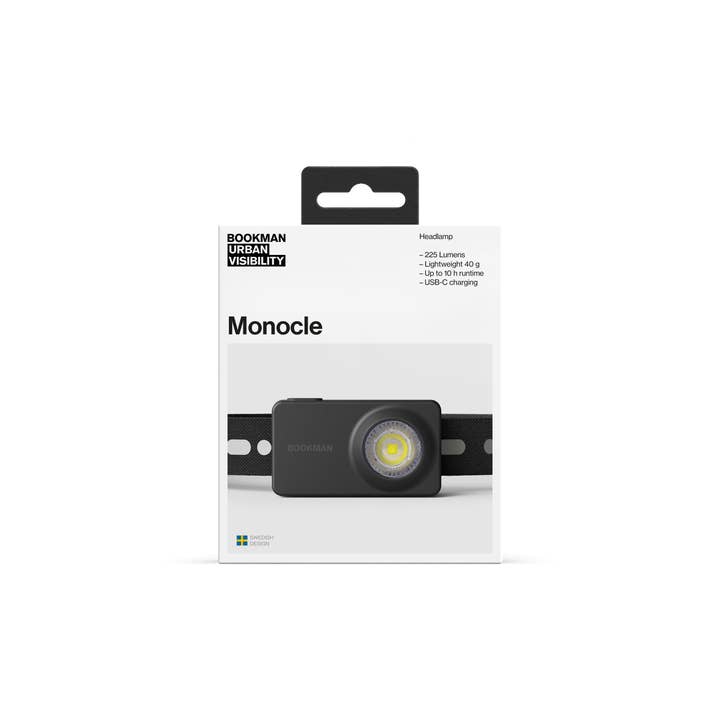 Bookman Urban Visibility - Wholesale Sporting Accessories - Monocle Black - Award-winning Headlamp (NEW)2