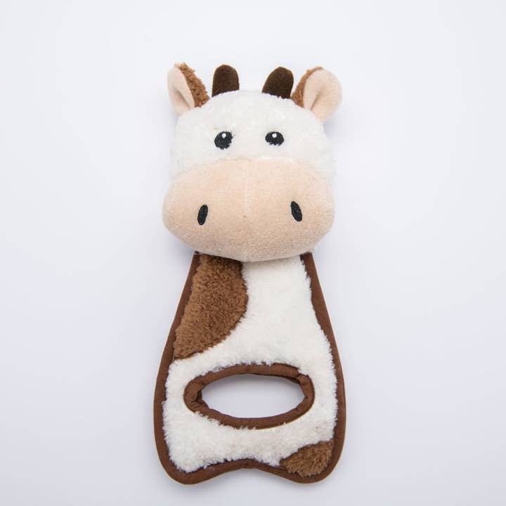 WufWuf - Venta al por mayor Juguete de goma - Perros - Juguete de peluche para perros WufWuf Cow Squeaky