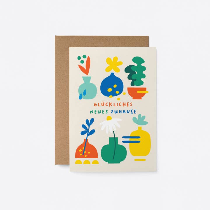Graphic Factory – Engroshandel Housewarmingkort – Glad nyt hjem - Lykønskningskort