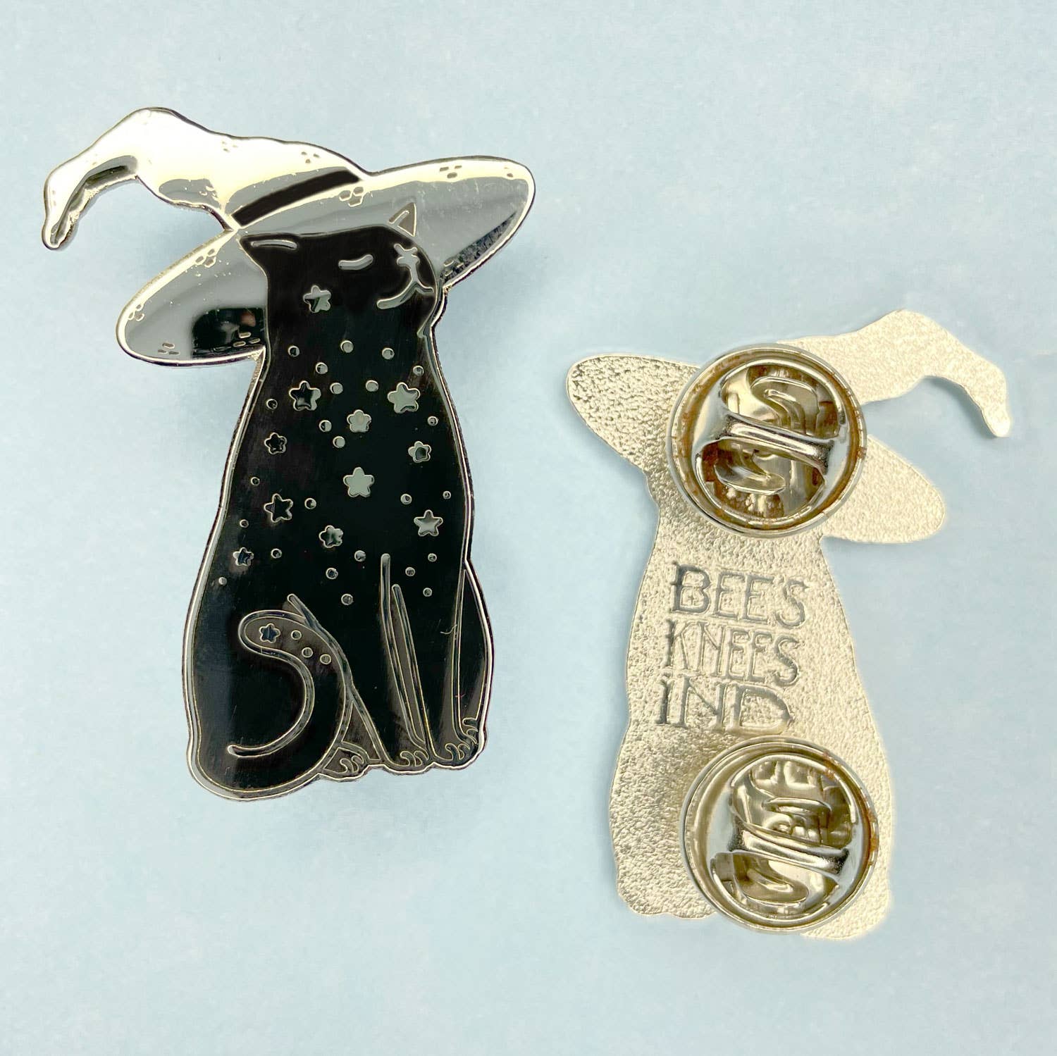 Bee's Knees Industries - Wholesale Lapel Pin/Button - Starry Witchcat Enamel Pin4