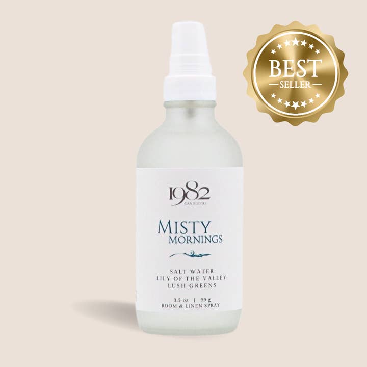 Brume Matinale (3,5 oz) Spray pour Pièces et Linge pour la vente par 1982 Candle Co.