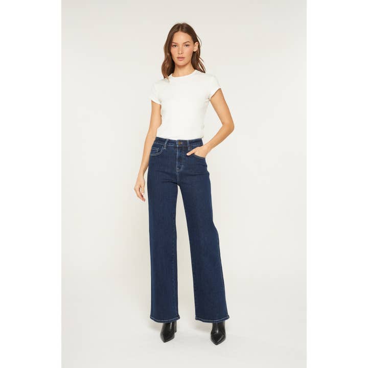 SUPER HIGH WIDE LEG JEANS for wholesale by Mica Denim