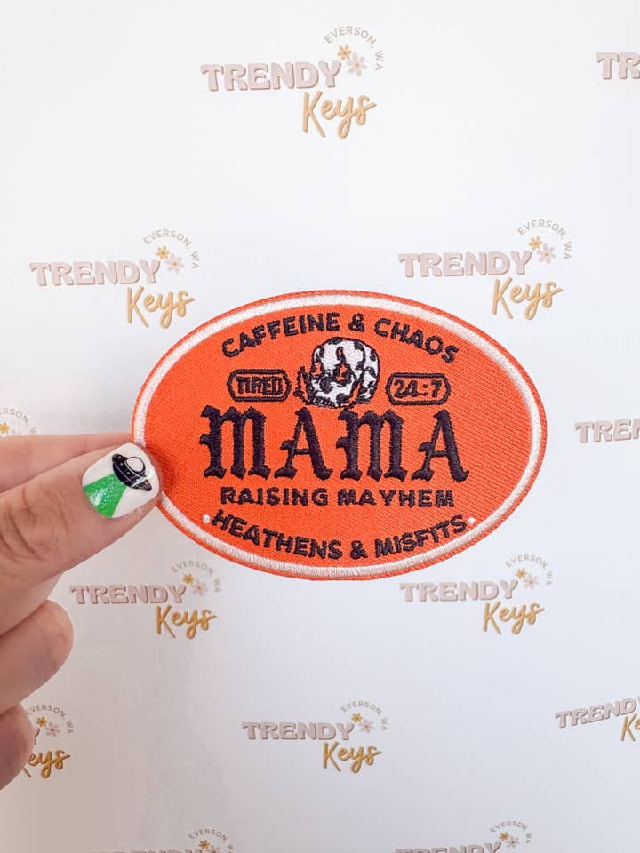 Uppfostra Mayhem Mama, TK Origin Patch för Hattar & Mer för wholesale av TrendyKeys