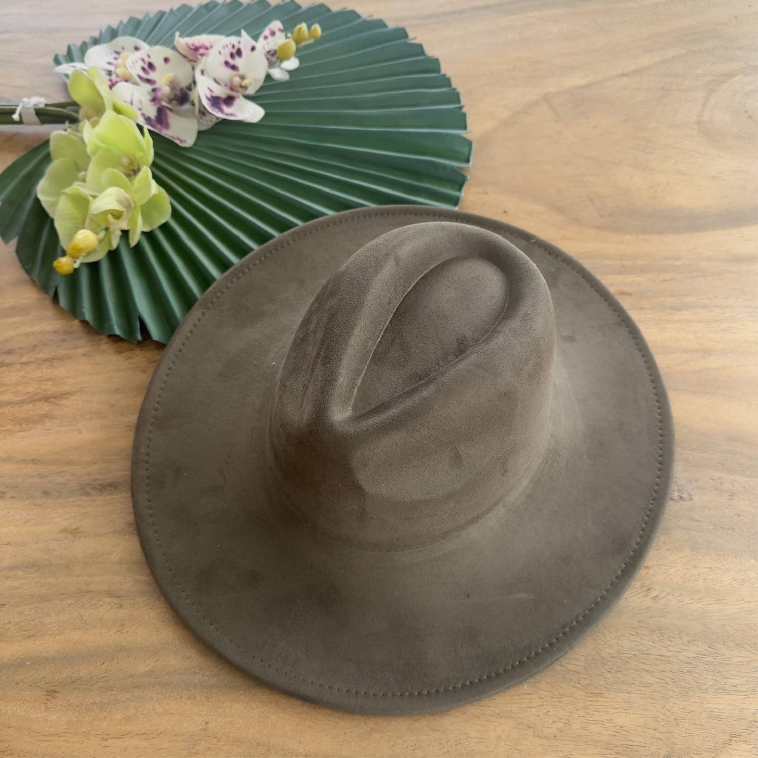 Queens INC - Vente Chapeau en feutre - femme - Chapeau haut de gamme en daim à large bord, classique et tendance49