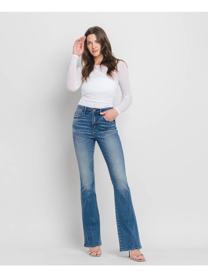 ERR FREE HIGH RISE FULL LENGTH BOOTCUT JEANS F5099 for wholesale on Faire12