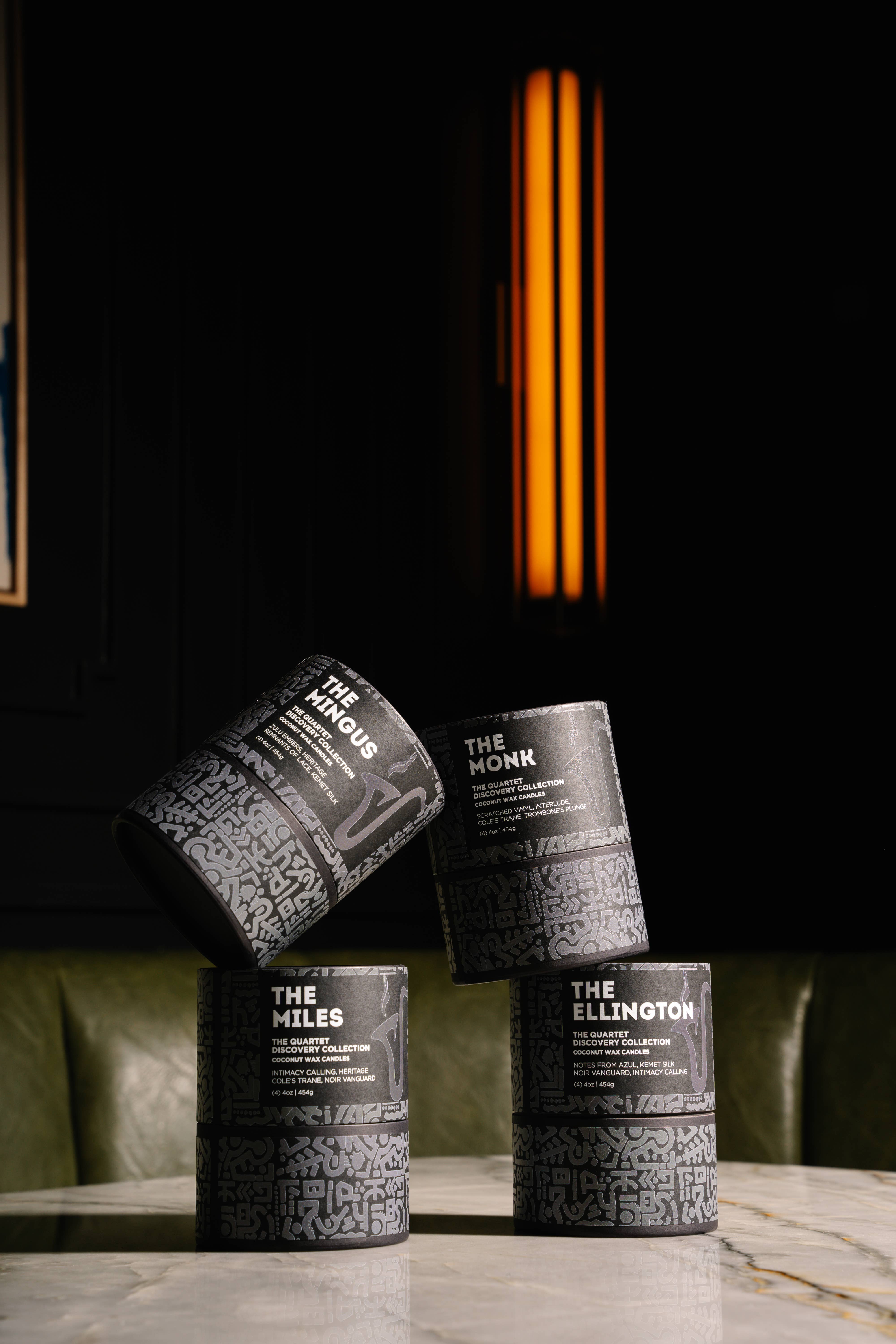 OLPHACTORY CANDLES - Wholesale Travel Candles - The Mingus: Quartet Discovery Collection1